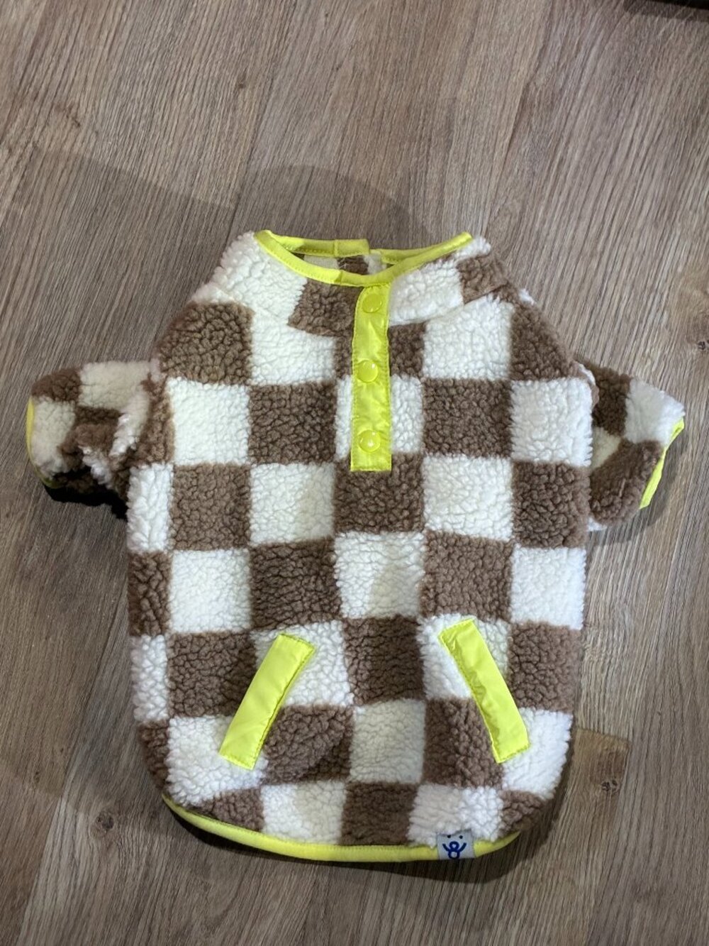 Oodles Tan Sherpa Fall Dog Jacket